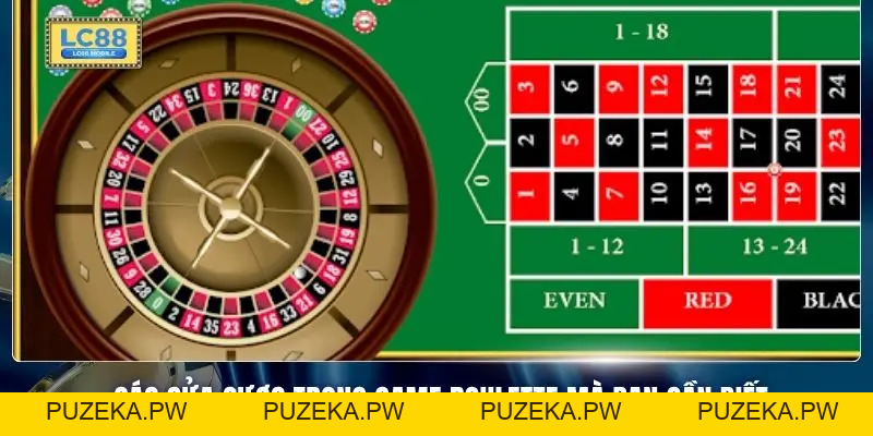Cách Chơi Roulette Live LC88 Cho Người Mới Cực Đơn Giản - PUZEKA