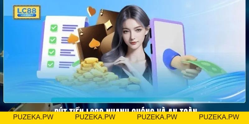 Rút Tiền LC88 - 3 Cách Giao Dịch Nhanh Gọn Và An Toàn - PUZEKA